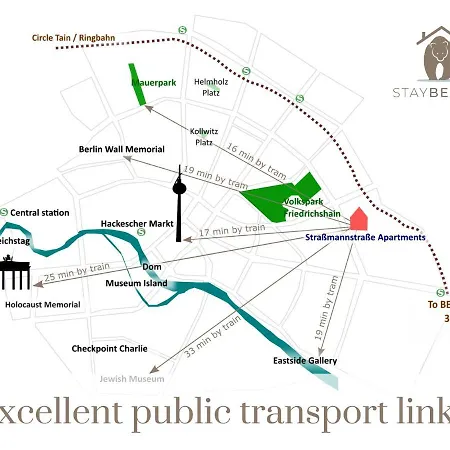 Appartamento Cozy In Friedrichshain, 4 Quiet Guests Only Berlino